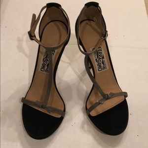 Salvatore Ferragamo Bilis Sandal (black/gunmetal)